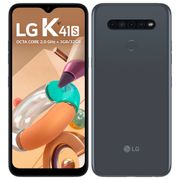 Smartphone LG K41S Titânio 32GB, RAM de 3GB, Tela de 6,55\" V- Notch HD+ 20:9, Inteligência Artificial, Câmera Quádrupla e Processador Octa-Core 2.0.