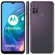 Smartphone Motorola Moto G10 Cinza Aurora 64GB, 4GB Ram, Tela de 6.5”, Câmera Traseira Quádrupla, Android 11 e Processador Qualcomm 460 Octa-Core.