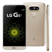 Smartphone LG G5 Dourado com 32GB, Tela de 5.3-, Android 6.0, 4G, Camera 16MP e Processador Octa Core de 1.8G Hz
