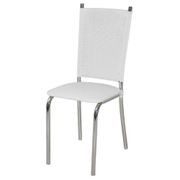 Cadeira Pelaio Fixa Alfa Plus Branco de Jantar