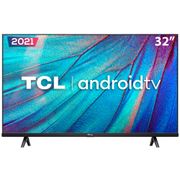 Smart TV LED 32" Full HD TCL 32S615 com Design Sem Bordas, Bluetooth, Google Assistant e Android TV