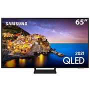 Smart TV 65\" QLED 4K Samsung 65Q70A, Modo Game, Processador IA, Som em Movimento Virtual, Tela sem limites, Design slim, Alexa built in.