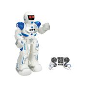 Robô de Brinquedo com Controle Remoto - Emite Som e Luz Smart Bot Xtrem Bots Fun