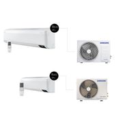 Kit Ar Condicionados 9.000 Btu E 18.000 Btu Digital Inverter WindFree Plus Quente e Frio Branco 220v Kit