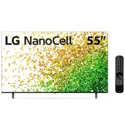 Smart TV 55\" LG 4K NanoCell 55NANO85 120 Hz, FreeSync2, HDMI 2.1, Inteligência Artificial ThinQ, Google, Alexa e Smart Magic - 2021.